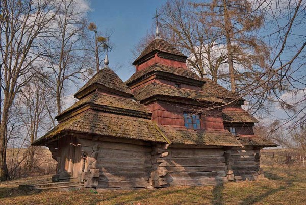 Катерина-Байдужа---Деревянная-церковь-Богоявления-Господня-(1693)-в-селе-Кугаев