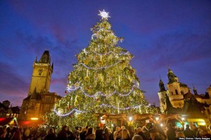 Новогодняя елка в Праге
