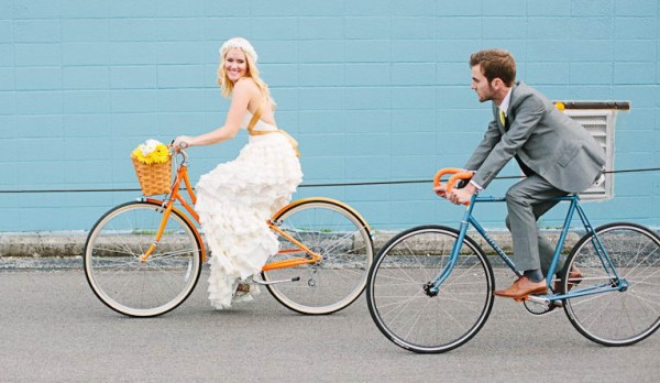 Свадьба на велосипедах