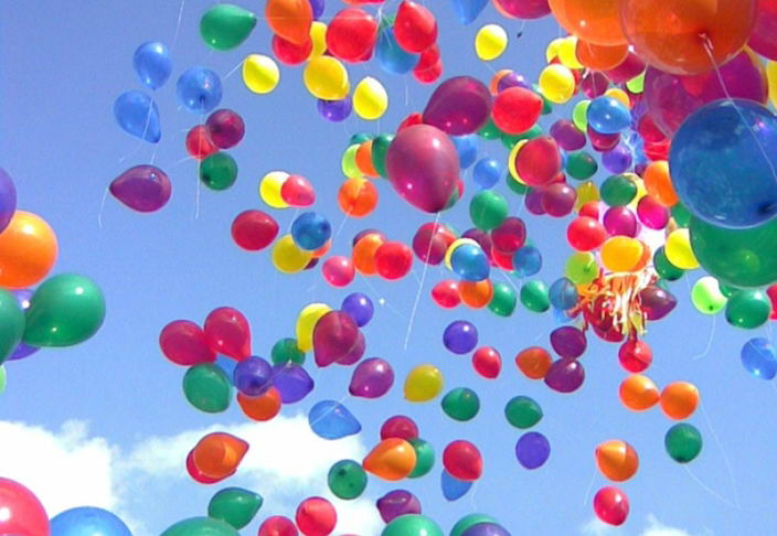 воздушные шары, шарики в небо, отпустить шар, шары улетели