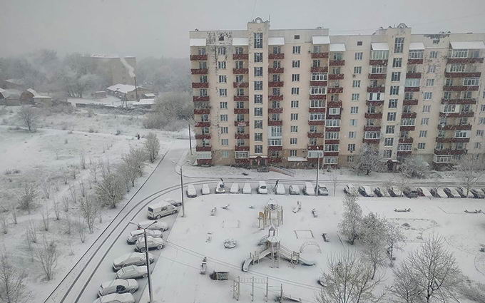 Выпал снег в москве сегодня фото