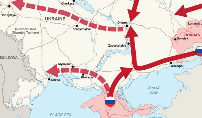 Одессу могут захватить марш-броском из Крыма – британская разведка