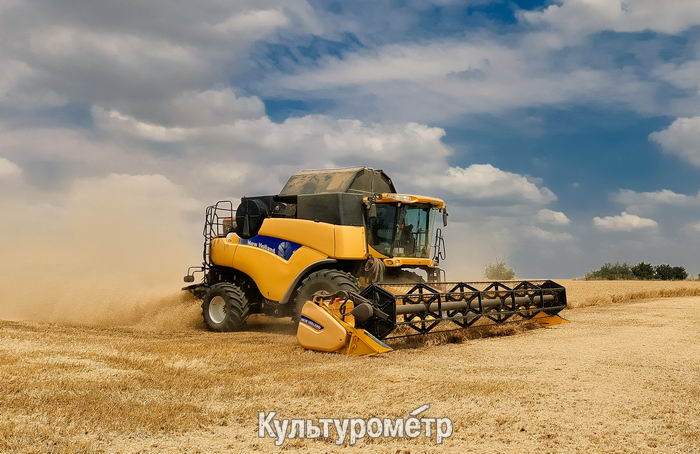 Пшеница урожай комбайн